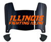 Illinois Fighting Illini Mini Football Helmet Visor Shield w/ Clips - PICK VISOR & LOGO COLOR