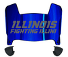 Illinois Fighting Illini Mini Football Helmet Visor Shield w/ Clips - PICK VISOR & LOGO COLOR