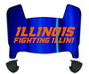 Illinois Fighting Illini Mini Football Helmet Visor Shield w/ Clips - PICK VISOR & LOGO COLOR