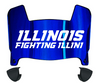 Illinois Fighting Illini Mini Football Helmet Visor Shield w/ Clips - PICK VISOR & LOGO COLOR