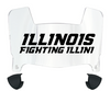 Illinois Fighting Illini Mini Football Helmet Visor Shield w/ Clips - PICK VISOR & LOGO COLOR