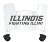 Illinois Fighting Illini Mini Football Helmet Visor Shield w/ Clips - PICK VISOR & LOGO COLOR