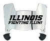 Illinois Fighting Illini Mini Football Helmet Visor Shield w/ Clips - PICK VISOR & LOGO COLOR
