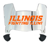 Illinois Fighting Illini Mini Football Helmet Visor Shield w/ Clips - PICK VISOR & LOGO COLOR