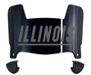 Illinois Fighting Illini Mini Football Helmet Visor Shield w/ Clips - PICK VISOR & LOGO COLOR