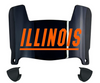 Illinois Fighting Illini Mini Football Helmet Visor Shield w/ Clips - PICK VISOR & LOGO COLOR
