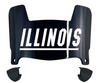 Illinois Fighting Illini Mini Football Helmet Visor Shield w/ Clips - PICK VISOR & LOGO COLOR