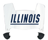 Illinois Fighting Illini Mini Football Helmet Visor Shield w/ Clips - PICK VISOR & LOGO COLOR