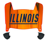 Illinois Fighting Illini Mini Football Helmet Visor Shield w/ Clips - PICK VISOR & LOGO COLOR