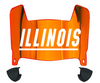Illinois Fighting Illini Mini Football Helmet Visor Shield w/ Clips - PICK VISOR & LOGO COLOR
