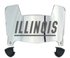 Illinois Fighting Illini Mini Football Helmet Visor Shield w/ Clips - PICK VISOR & LOGO COLOR