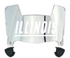 Illinois Fighting Illini Mini Football Helmet Visor Shield w/ Clips - PICK VISOR & LOGO COLOR
