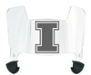 Illinois Fighting Illini Mini Football Helmet Visor Shield w/ Clips - PICK VISOR & LOGO COLOR