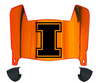 Illinois Fighting Illini Mini Football Helmet Visor Shield w/ Clips - PICK VISOR & LOGO COLOR