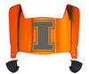 Illinois Fighting Illini Mini Football Helmet Visor Shield w/ Clips - PICK VISOR & LOGO COLOR