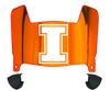 Illinois Fighting Illini Mini Football Helmet Visor Shield w/ Clips - PICK VISOR & LOGO COLOR