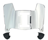 Illinois Fighting Illini Mini Football Helmet Visor Shield w/ Clips - PICK VISOR & LOGO COLOR