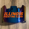 Illinois Fighting Illini Full Size Football Helmet Visor Shield w/ Clips - PICK VISOR & LOGO COLOR