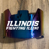 Illinois Fighting Illini Full Size Football Helmet Visor Shield w/ Clips - PICK VISOR & LOGO COLOR