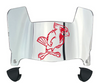 Illinois State Redbirds Mini Football Helmet Visor Shield w/ Clips - PICK VISOR & LOGO COLOR