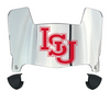 Illinois State Redbirds Mini Football Helmet Visor Shield w/ Clips - PICK VISOR & LOGO COLOR