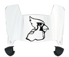 Illinois State Redbirds Mini Football Helmet Visor Shield w/ Clips - PICK VISOR & LOGO COLOR