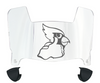 Illinois State Redbirds Mini Football Helmet Visor Shield w/ Clips - PICK VISOR & LOGO COLOR