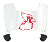 Illinois State Redbirds Mini Football Helmet Visor Shield w/ Clips - PICK VISOR & LOGO COLOR