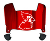 Illinois State Redbirds Mini Football Helmet Visor Shield w/ Clips - PICK VISOR & LOGO COLOR