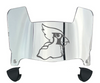 Illinois State Redbirds Mini Football Helmet Visor Shield w/ Clips - PICK VISOR & LOGO COLOR
