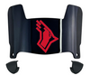 Illinois State Redbirds Mini Football Helmet Visor Shield w/ Clips - PICK VISOR & LOGO COLOR