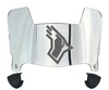 Illinois State Redbirds Mini Football Helmet Visor Shield w/ Clips - PICK VISOR & LOGO COLOR