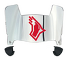 Illinois State Redbirds Mini Football Helmet Visor Shield w/ Clips - PICK VISOR & LOGO COLOR