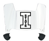 Illinois State Redbirds Mini Football Helmet Visor Shield w/ Clips - PICK VISOR & LOGO COLOR