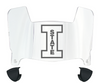 Illinois State Redbirds Mini Football Helmet Visor Shield w/ Clips - PICK VISOR & LOGO COLOR