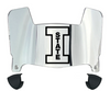Illinois State Redbirds Mini Football Helmet Visor Shield w/ Clips - PICK VISOR & LOGO COLOR