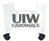 Incarnate Word Cardinals Mini Football Helmet Visor Shield w/ Clips - PICK VISOR & LOGO COLOR - SportsJewelryProShop