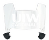 Incarnate Word Cardinals Mini Football Helmet Visor Shield w/ Clips - PICK VISOR & LOGO COLOR - SportsJewelryProShop