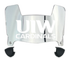 Incarnate Word Cardinals Mini Football Helmet Visor Shield w/ Clips - PICK VISOR & LOGO COLOR - SportsJewelryProShop