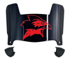 Incarnate Word Cardinals Mini Football Helmet Visor Shield w/ Clips - PICK VISOR & LOGO COLOR - SportsJewelryProShop