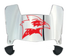 Incarnate Word Cardinals Mini Football Helmet Visor Shield w/ Clips - PICK VISOR & LOGO COLOR - SportsJewelryProShop