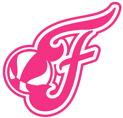 Indiana Fever HOT PINK Alternate Logo Premium DieCut Vinyl Decal PICK SIZE