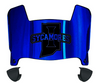 Indiana State Sycamores Mini Football Helmet Visor Shield w/ Clips - PICK VISOR & LOGO COLOR