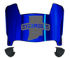 Indiana State Sycamores Mini Football Helmet Visor Shield w/ Clips - PICK VISOR & LOGO COLOR