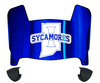 Indiana State Sycamores Mini Football Helmet Visor Shield w/ Clips - PICK VISOR & LOGO COLOR