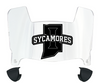 Indiana State Sycamores Mini Football Helmet Visor Shield w/ Clips - PICK VISOR & LOGO COLOR
