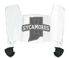 Indiana State Sycamores Mini Football Helmet Visor Shield w/ Clips - PICK VISOR & LOGO COLOR