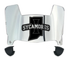 Indiana State Sycamores Mini Football Helmet Visor Shield w/ Clips - PICK VISOR & LOGO COLOR