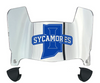 Indiana State Sycamores Mini Football Helmet Visor Shield w/ Clips - PICK VISOR & LOGO COLOR