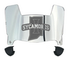 Indiana State Sycamores Mini Football Helmet Visor Shield w/ Clips - PICK VISOR & LOGO COLOR